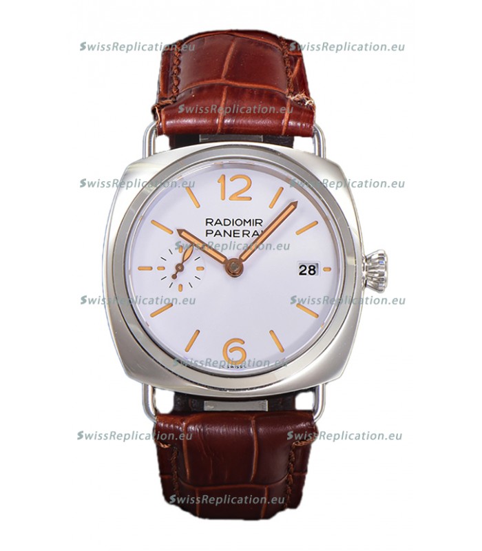 Panerai Radiomir PAM1292 Quaranta 40MM 904L Steel White Dial Watch in 1:1 Mirror Replica 
