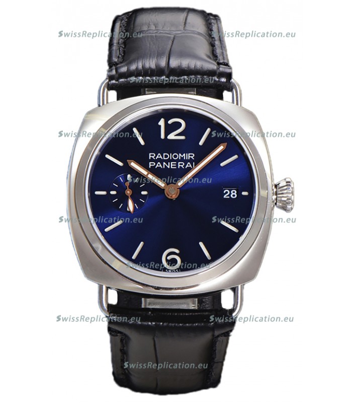 Panerai Radiomir PAM1293 Quaranta 40MM 904L Steel Blue Dial Watch in 1:1 Mirror Replica 