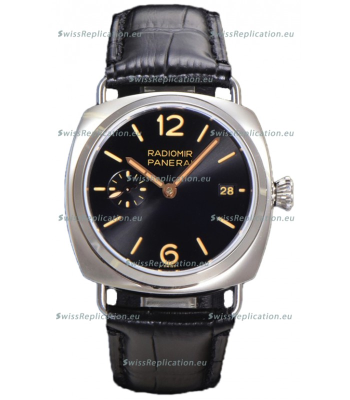 Panerai Radiomir PAM1294 Quaranta 40MM 904L Steel Black Dial Watch in 1:1 Mirror Replica 