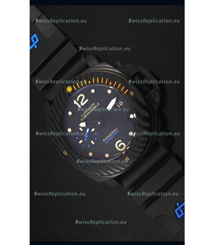 Panerai Luminor Submersible Carbotech Japanese Replica Watch