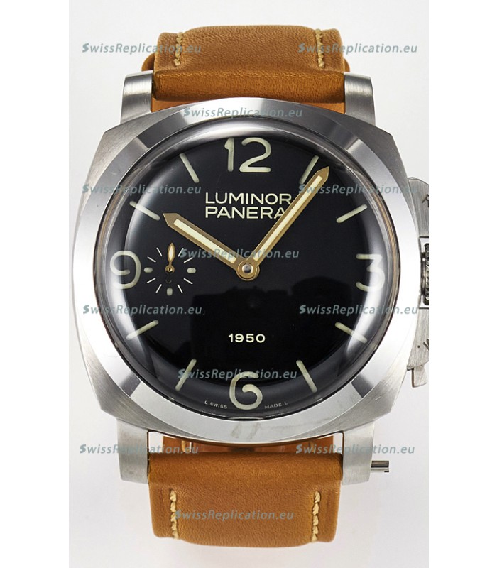 Panerai Super Clone Luminor 1950 PAM127 904L Steel Edition Swiss Replica Watch