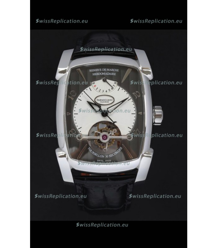 Parmigiani Fleurier Kalpa XL Stainless Steel 1:1 Genuine Tourbillon Swiss Replica Watch 