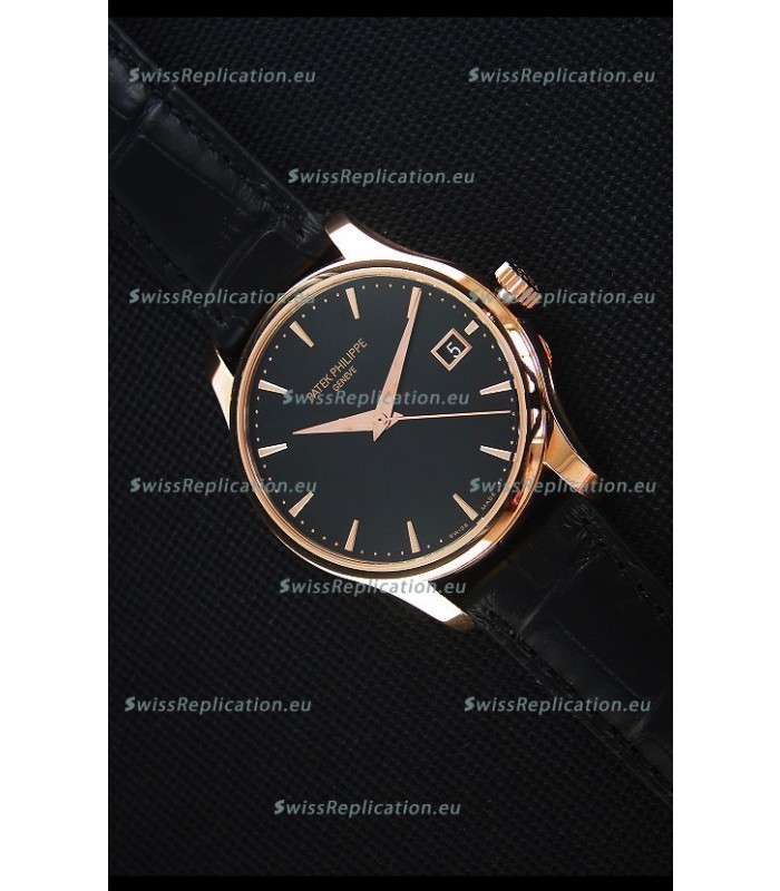 Patek Philippe #Ref 5227 Yellow Gold Watch in Black Dial 1:1 Swiss Replica Watch 