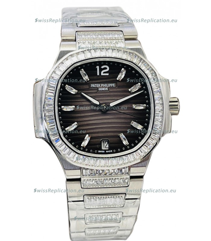 Patek Philippe Nautilus 7118 35MM 1:1 Stainless Steel Grey Dial 1:1 Mirror Replica Watch