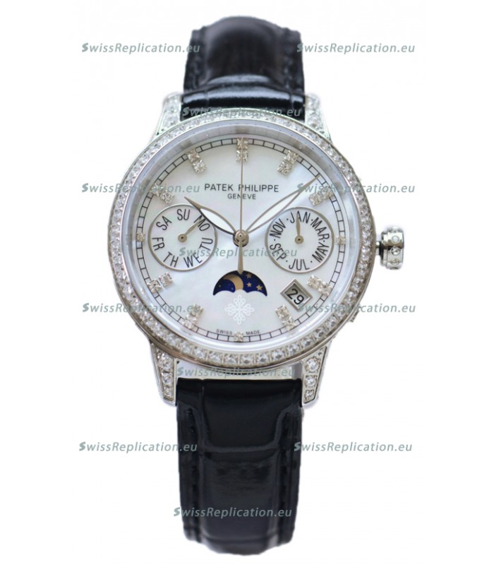 Patek Philippe Grand Complications Ladies First Perpetual Calendaer Steel Case Swiss Replica Watch