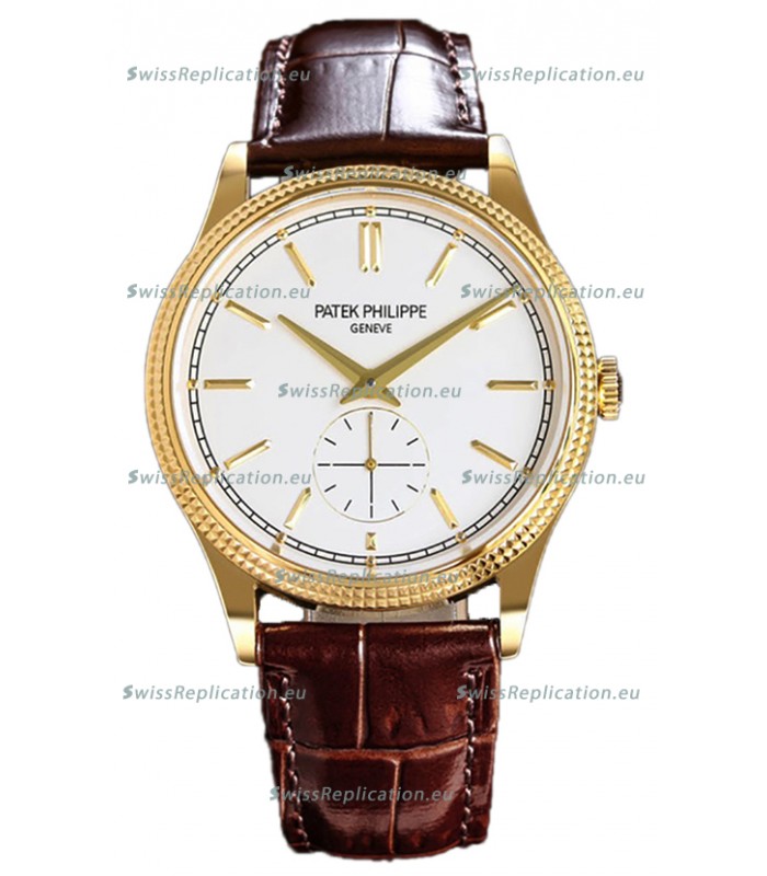 Patek Philippe Calatrava 6119G Yellow Gold Casing Watch 1:1 Mirror Replica Watch 