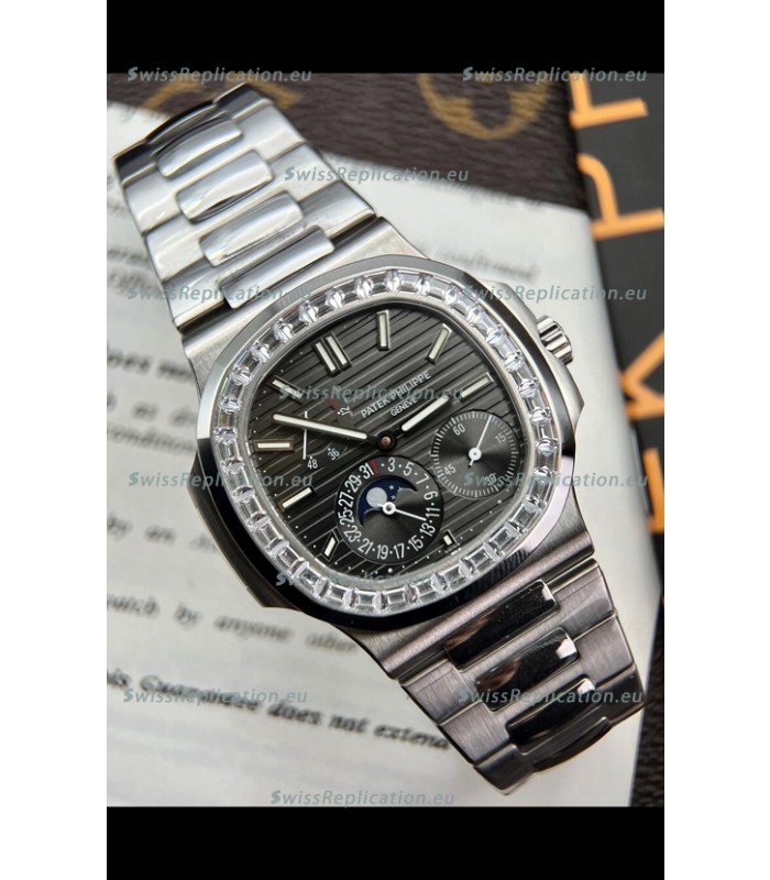 Patek Philippe Nautilus 5712G 1:1 Quality Swiss Replica Watch in Grey Dial