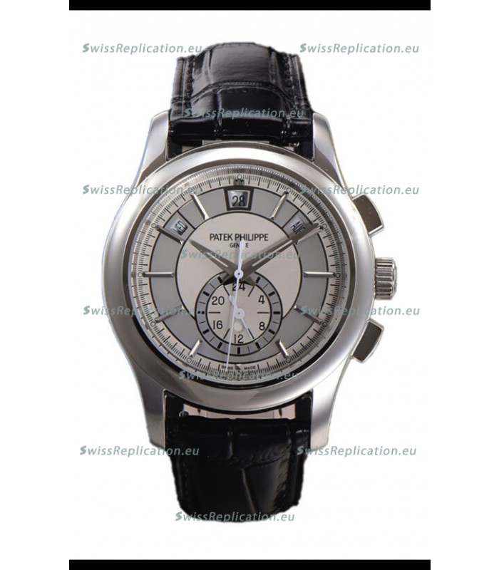 Patek Philippe 5205 Complications Moonphase White Dial 1:1 Mirror Swiss Replica Watch