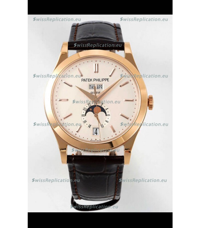 Patek Philippe Annual Calendar 5396R-011 Complications Swiss Replica Watch in White Dial