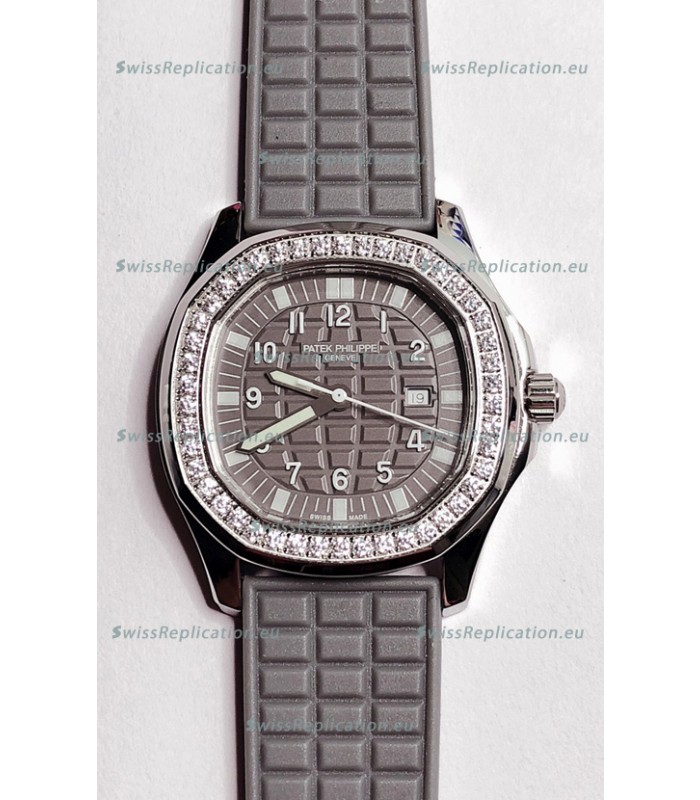 Patek Philippe Super Clone Aquanaut LUCE 5069-001 Quartz in Grey Dial 35MM