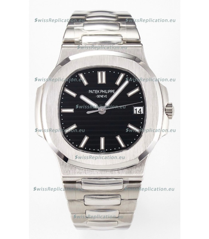 Patek Philippe Super Clone Nautilus 5711 Black Dial 1:1 Mirror Watch 