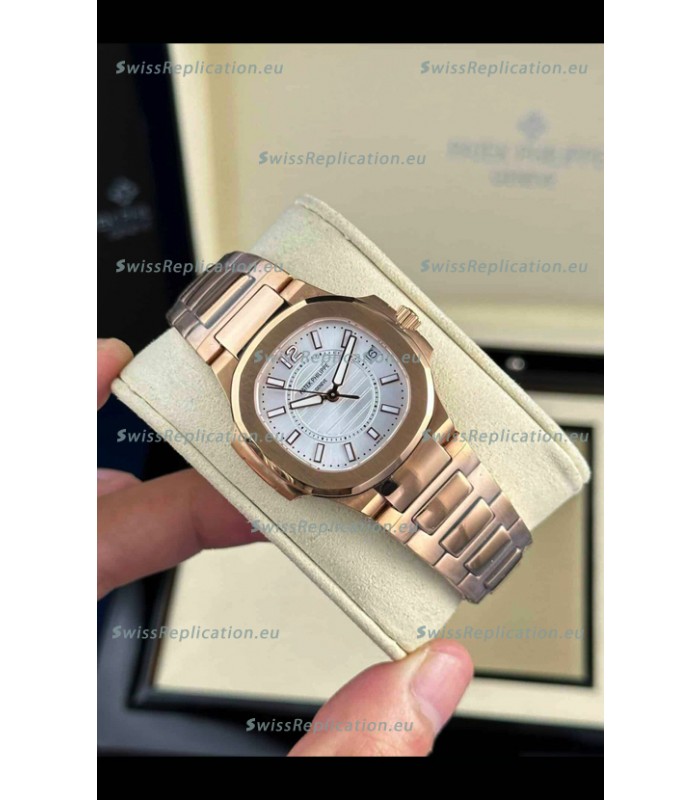 Patek Philippe Nautilus Super Clone 7010/1GR-011 32MM 1:1 Mirror Replica 