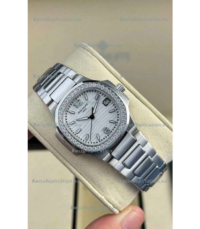 Patek Philippe Nautilus Super Clone 7010 32MM 1:1 Mirror Replica Steel Dial 