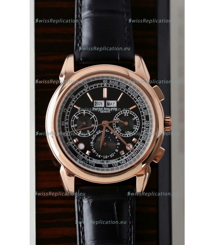 Patek Philippe Grand Complications 5270 Swiss Replica Watch in Rose Gold Casing