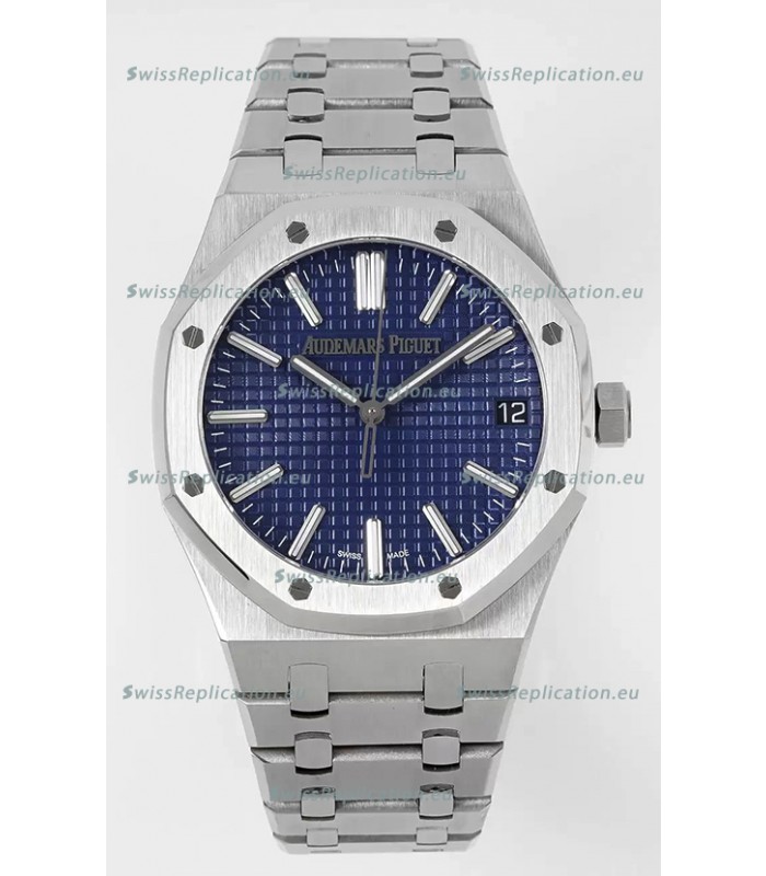 Audemars Piguet Royal Oak 15510 41MM 50th Anniversary Blue Dial 904L Steel 1:1 Mirror Replica