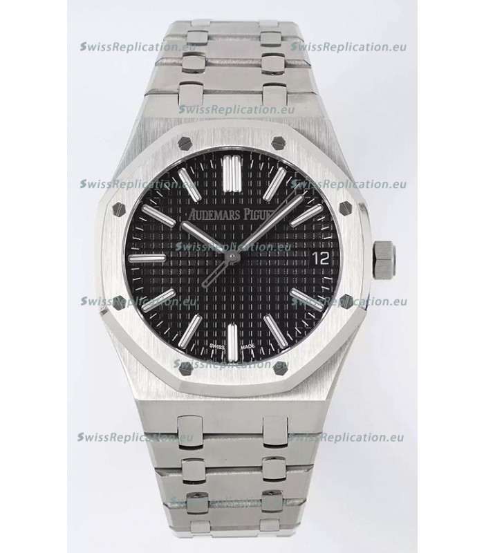 Audemars Piguet Royal Oak 15510 41MM 50th Anniversary Black Dial 904L Steel 1:1 Mirror Replica