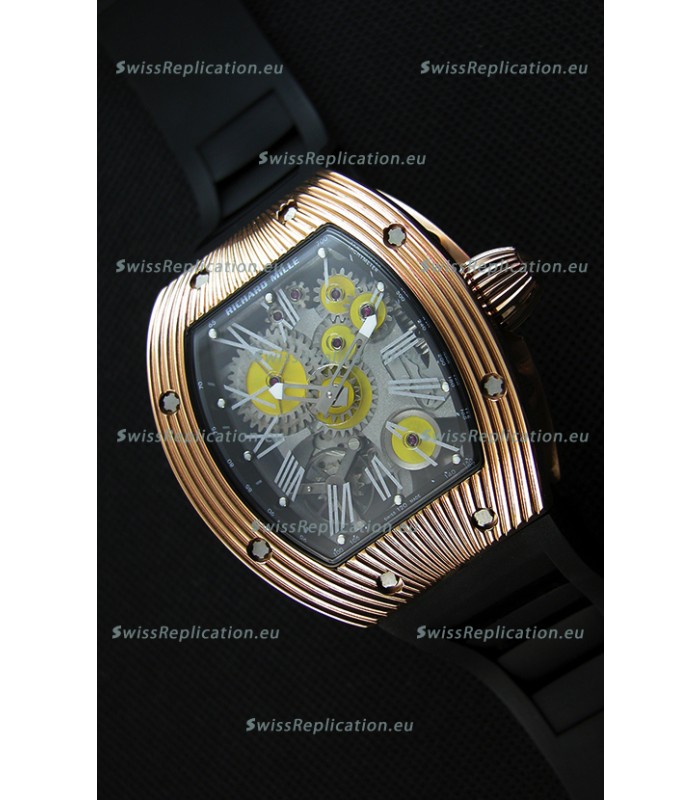 Richard Mille RM 018 Tourbillon Hommage A Boucheron Swiss Watch Yellow Gold Case
