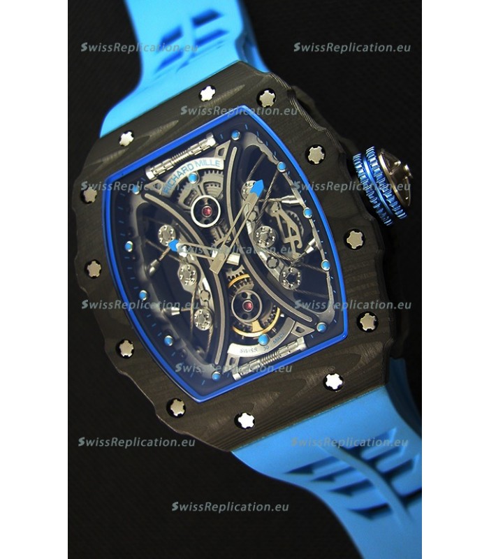 Richard Mille RM53-01 Pablo Mac Donough Carbon Case Swiss Replica Watch 