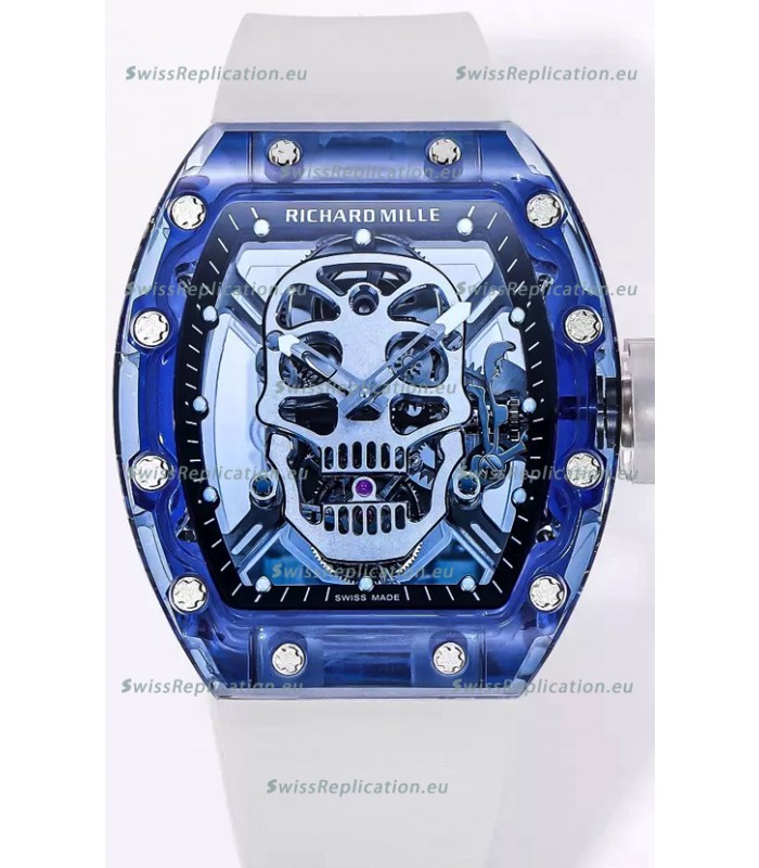 Richard Mille RM52-01 Sapphire Casing with Genuine Tourbillon Movement 1:1 Ultimate Replica