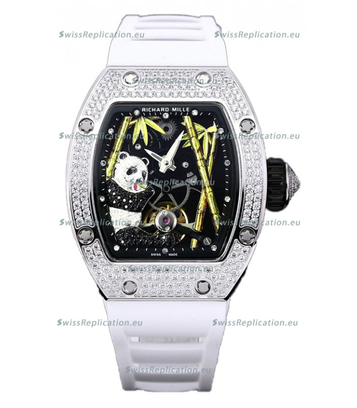 Richard Mille RM26-01 Tourbillon Panda Stainless Steel Casing Swiss Movement Watch 