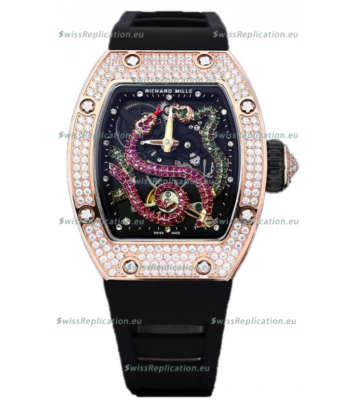 Richard Mille RM26-01 Serpent Dial Rose Gold Plated Watch in Swiss Automatic Movement