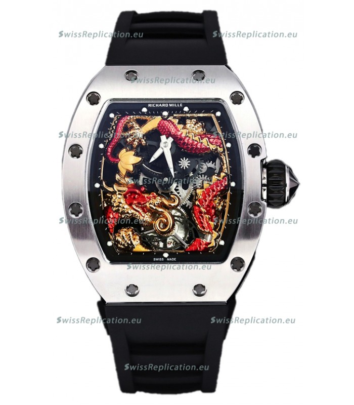 Richard Mille RM057 Dragon Dial Stainless Steel Watch in Swiss Automatic Movement