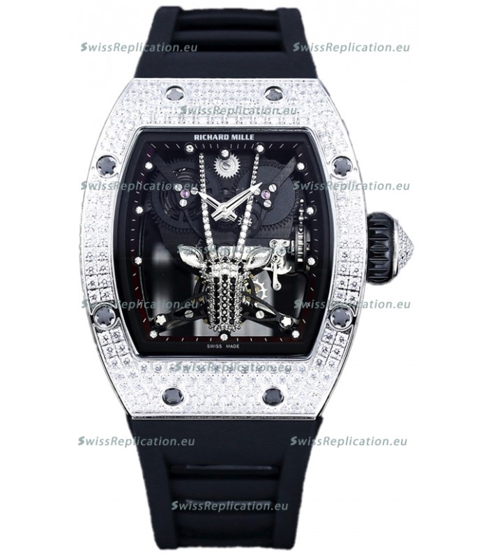 Richard Mille RM51-05 Oryx Dial Stainless Steel Watch in Swiss Automatic Movement