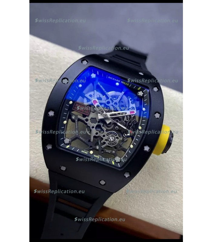Richard Mille RM035 AMERICAS Black DLC Casing 1:1 Swiss Replica Watch 