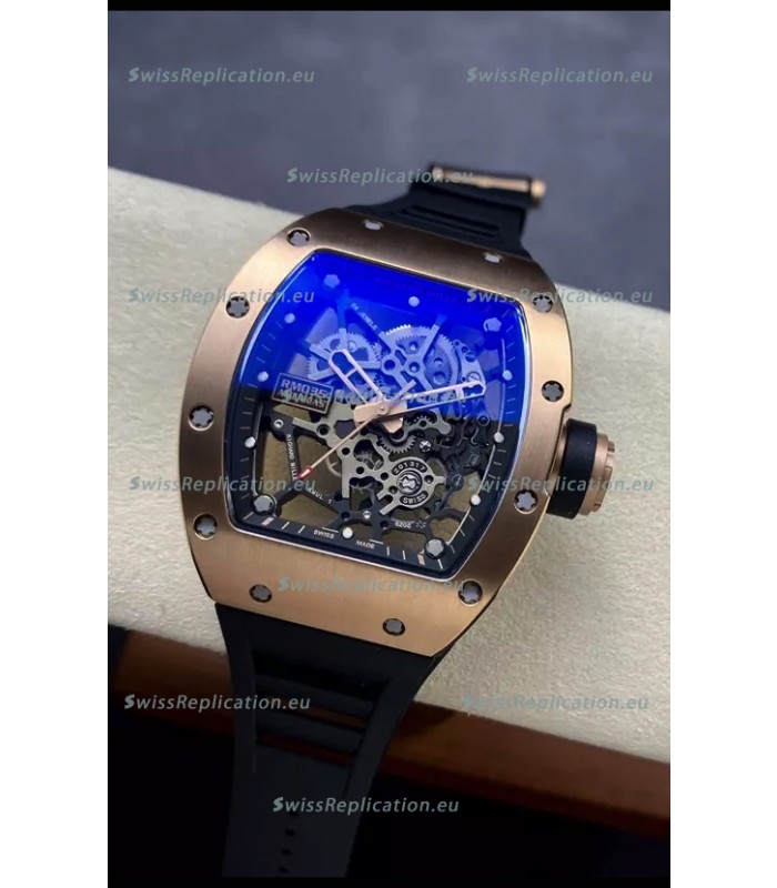 Richard Mille RM035 AMERICAS Rose Gold Casing 1:1 Swiss Replica Watch 