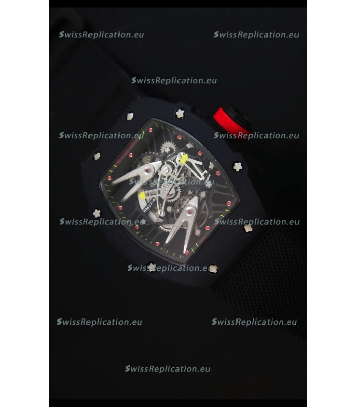 Richard Mille RM027 Tourbillon Rafael Nadal Edition Swiss Watch in PVD Casing