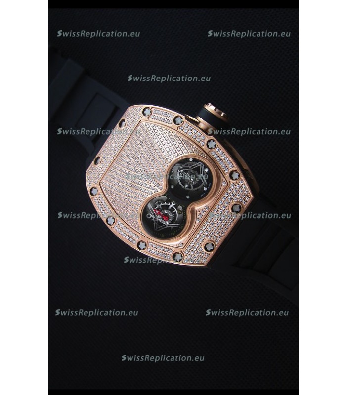 Richard Mille RM053 Tourbillon Pablo Mac Donough Swiss Replica Watch Pink Gold Case