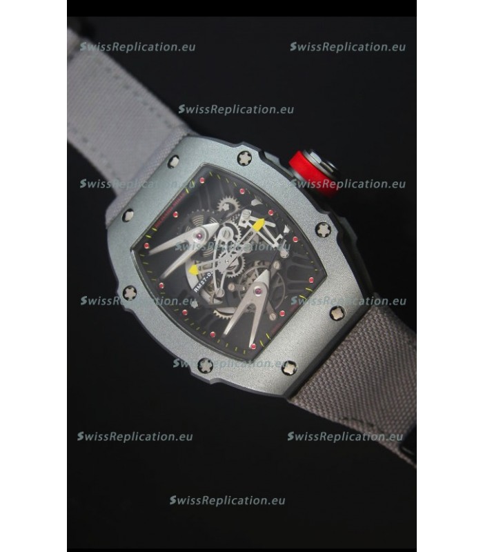 Richard Mille RM027 Tourbillon Rafael Nadal Edition Swiss Watch in Titanium Case