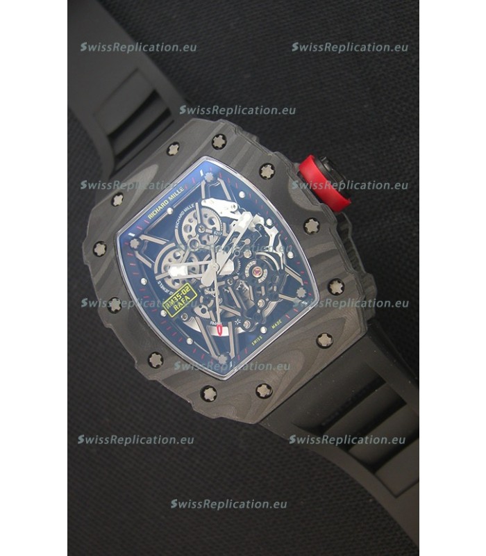 Richard Mille RM035-2 Rafael Nadal Forged Carbon Case with Red Crown