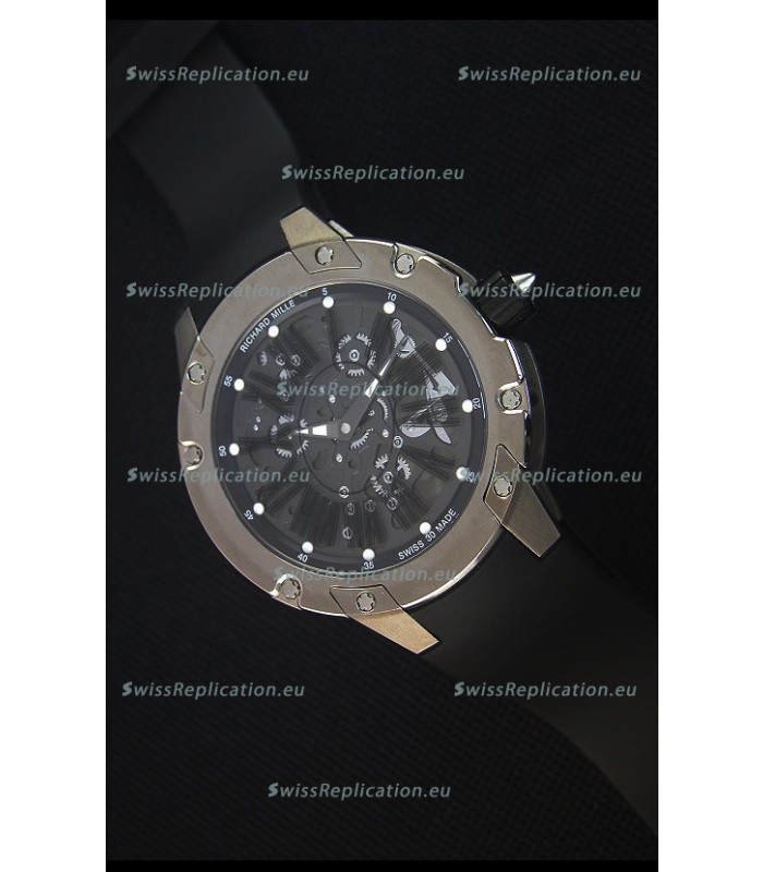 Richard Mille RM033 Extra Flat Edition Titanium Swiss Replica Watch Roman Numerals