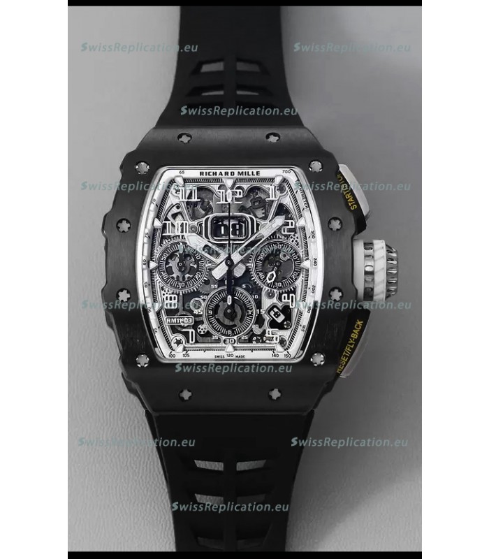Richard Mille RM11-03 Titanium/Black Ceramic 1:1 Mirror Quality Swiss Replica Watch