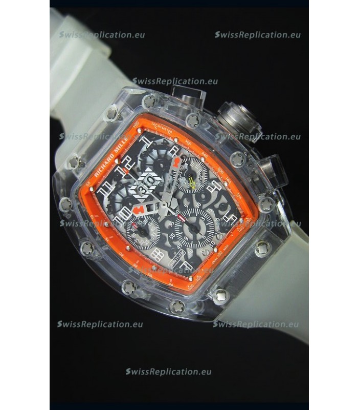 Richard Mille RM056-1 Tourbillon Felipe Massa Chronograh Orange Bezel Watch