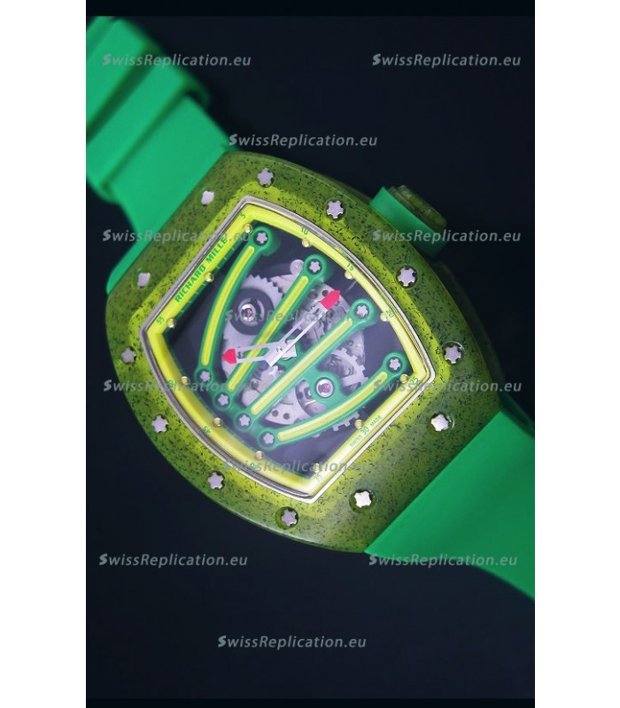 Richard Mille RM059 Yohan Blake Edition Swiss Replica Watch in Yellow Bezel