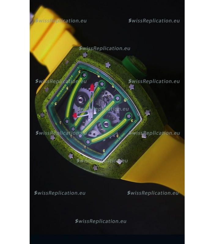 Richard Mille RM059 Yohan Blake Edition Swiss Replica Watch in Green Bezel