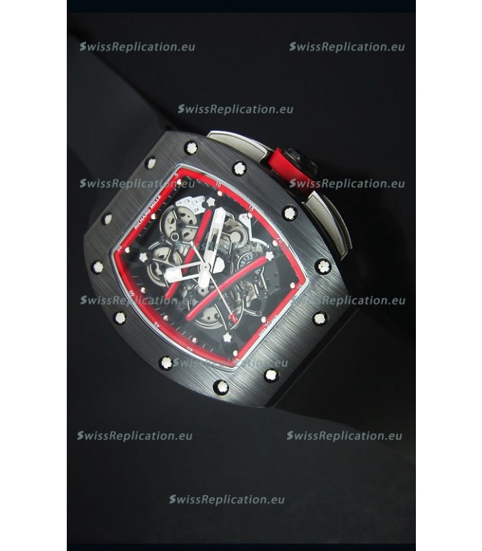 Richard Mille RM061 Ceramic Case Swiss Red Bezel Replica Watch