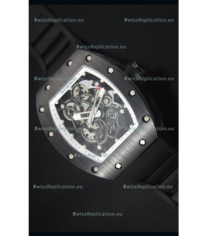 Richard Mille RM055 Ceramic Case Watch in White Inner Bezel