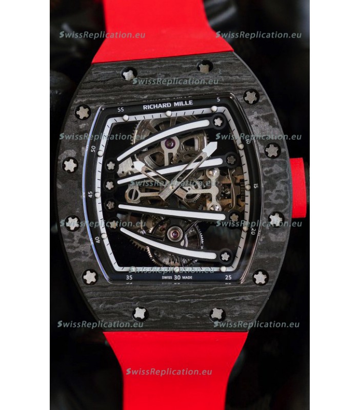 Richard Mille RM59-01 Genuine Tourbillon Movement in Black NTPT Carbon Casing