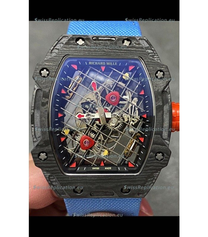 Richard Mille RM27-04 Carbon Fiber Casing 1:1 Swiss Replica Watch 