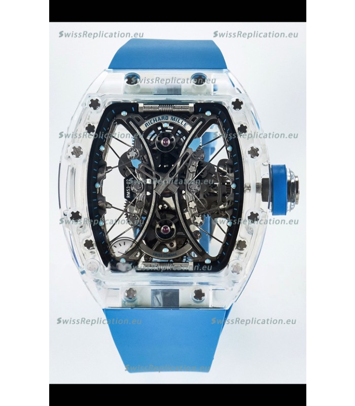 Richard Mille Super Clone RM53-01 Pablo Mac Donough Sapphire Casing with Original Tourbillon Movement