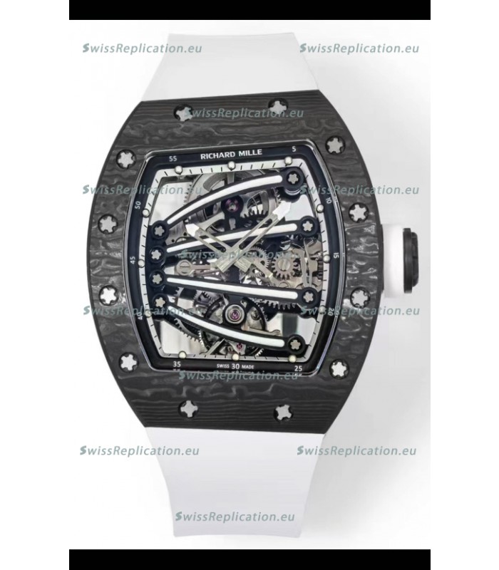 Richard Mille Super Clone RM59-01 Carbon NTPT Case Black Dial Swiss Replica Watch