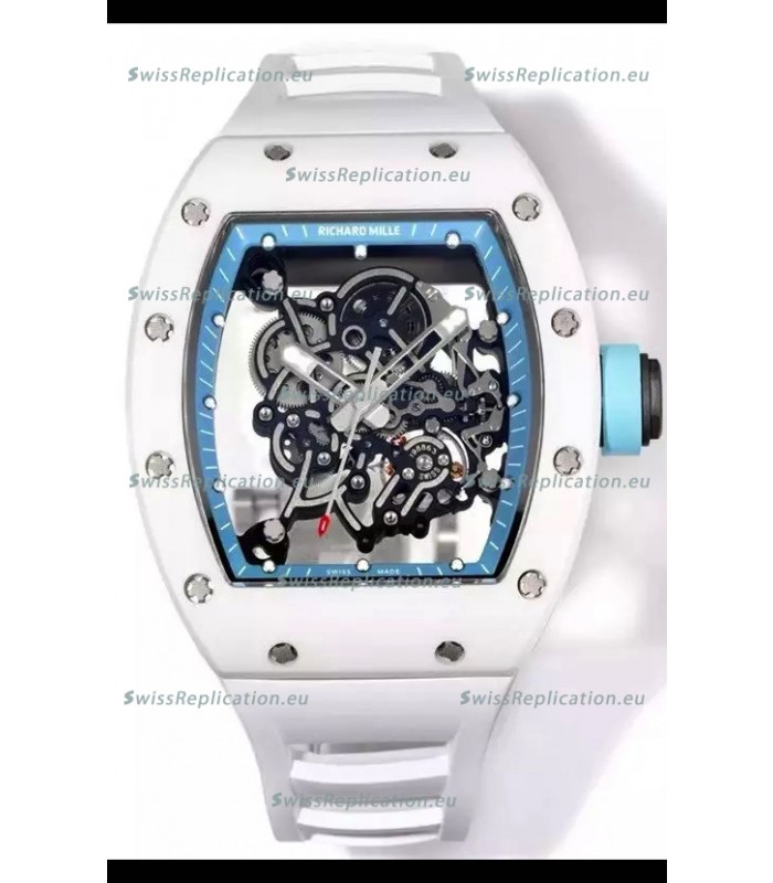 Richard Mille Super Clone RM055 Ceramic Casing with Genuine Tourbillon Watch 
