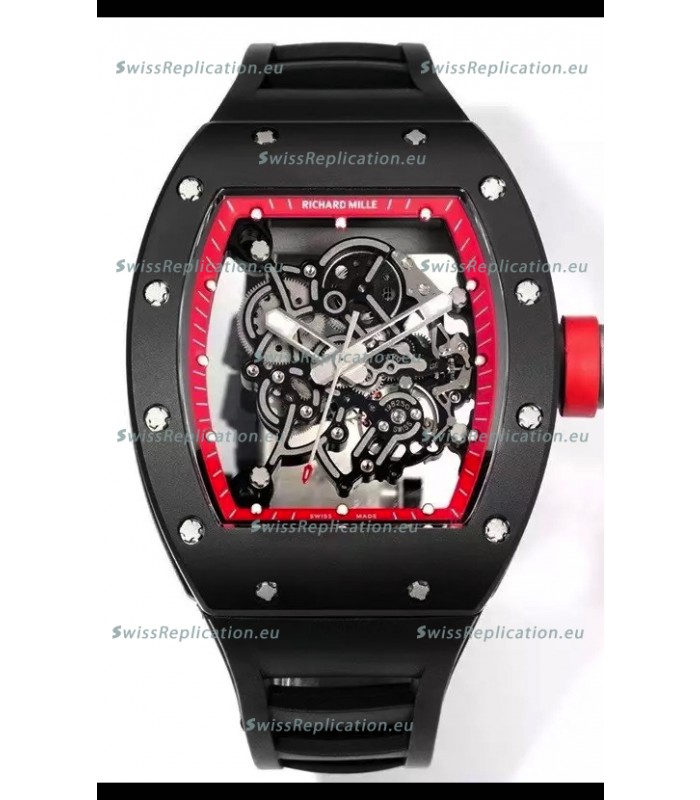 Richard Mille Super Clone RM055 Ceramic Casing with Genuine Tourbillon Watch 