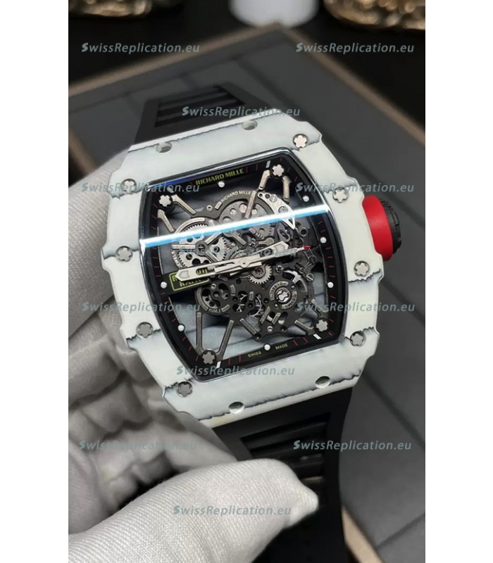 Richard Mille RM35-01 Rafael Nadal Carbon Fiber Casing with Genuine Tourbillon Super Clone Watch