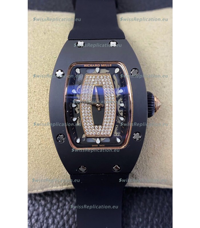 Richard Mille RM-07-01 DLC Coated Casing Ladies 1:1 Swiss Replica Watch