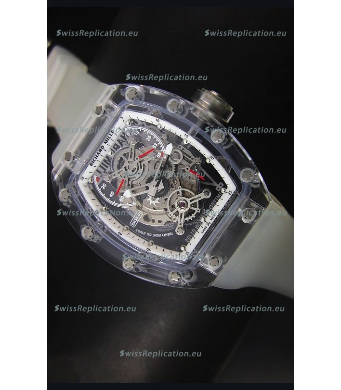 Richard Mille RM56-01 AN Saphir White Edition Replica Watch 
