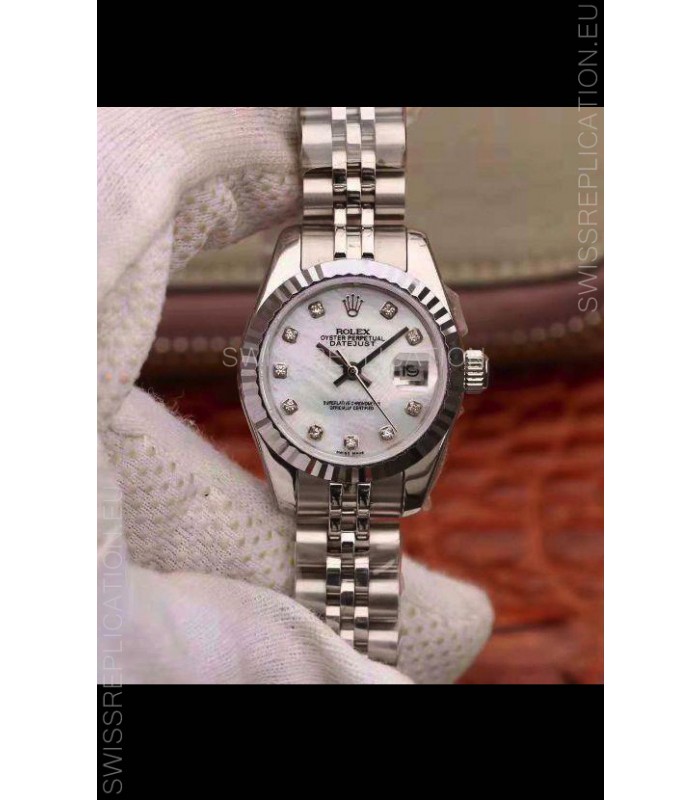 Rolex Datejust Ladies 28MM Cal.3135 Movement Swiss Replica in 904L Steel Casing